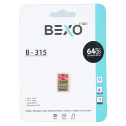 BEXO B-315 USB2.0 Flash Memory - 64GB (گارانتی داده پردازی آواتک) قرمز طلایی