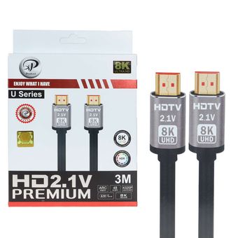 کابل 3 متری XP Product HDMI 8K - مشکی