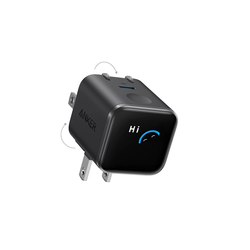 شارژر دیواری فست تک پورت ANKER مدل A121DP11 Nano Charger Foldable 180° 45W - مشکی - پک ضعیف (گارانتی شش ماهه شرکتی)