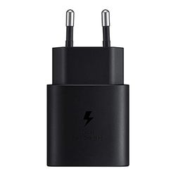 شارژر دیواری دو پین ( فست و PD) SAMSUNG مدل EP-TA800 25W - مشکی (گارانتی شش ماهه نیکان همراه)