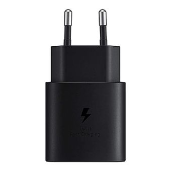 شارژر دیواری دو پین ( فست و PD) SAMSUNG مدل EP-TA800 25W - مشکی (گارانتی شش ماهه نیکان همراه)