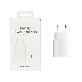 شارژر دیواری فست و PD تک پورت SAMSUNG مدل T1510 15W - سفید - kZN (گارانتی شش ماهه Kezen)