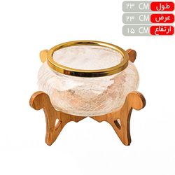 آجیل خوری آبگز پایه چوبی حامی