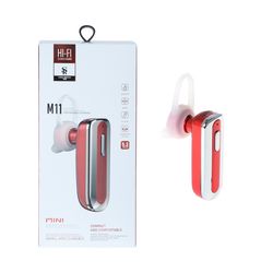 هندزفری بی سیم تک گوش HI-FI مدل M11 - قرمز
