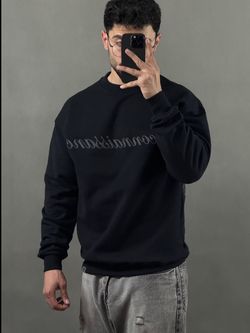 دورس چاپ پفکی سه نخ مشکی ذغالی