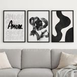 ست مدرن سیاه و سفید