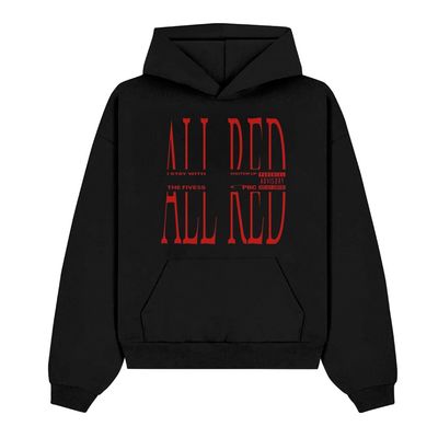 هودی پلی بوی کارتی ALL RED