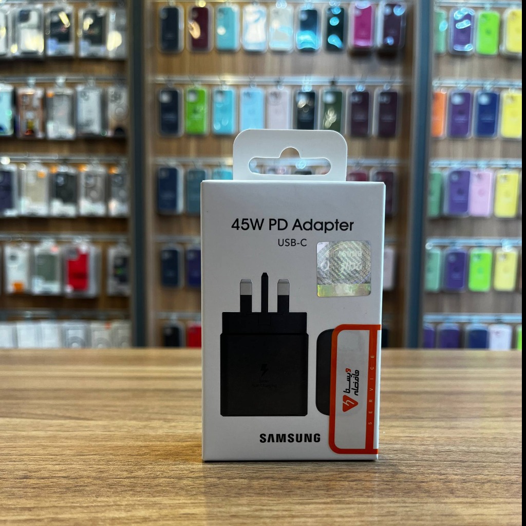 کله شارژر سامسونگ 45 وات 3 پین اورجینال samsung 45w