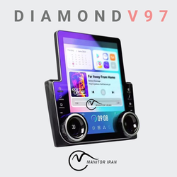 مانیتور کرولا 2008 برند دایموند تسلایی 4+64 اپل کارپلی مدل V97 همراه با قاب