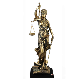 مجسمه گلدکیش مدل عدالت کد GK4610