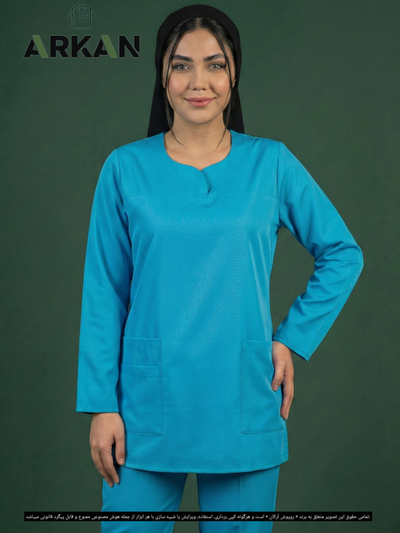 اسکراب زنانه مدل یقه دلبری