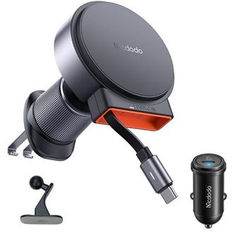 پایه نگهدارنده و شارژر بی سیم گوشی موبایل مک دودو مدل CH-009