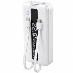 پاوربانک PD و فست شارژ Yoshita 22.5W 20000mAh مدل YP-021 - سفید - MMS (گارانتی 6 ماهه YA)