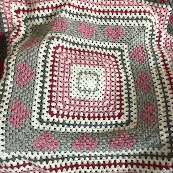 پتو/ شال مبل قلاب بافی مدل وَلن