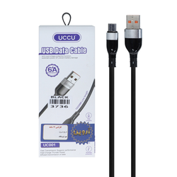 کابل شارژ فست اندروید UCCU مدل UC001 - مشکی - ASP (گارانتی 12 ماهه آروین)