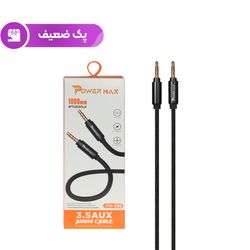 کابل Power Max Aux مدل PM-006 - مشکی - پک ضعیف