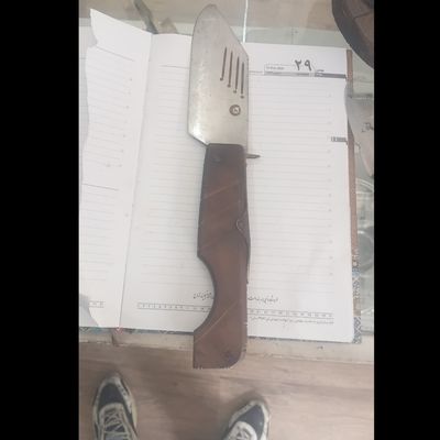 چاقوی سلاخی قدیمی انتیک تاشو