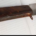 چاقوی سلاخی قدیمی انتیک تاشو