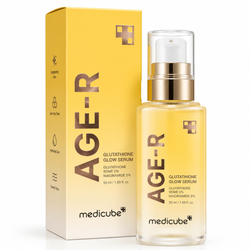 سرم گلوتاتیون و نیاسینامید روشن‌کننده مدیکوب AGE-R مدل Glutathione Glow Serum حجم 50 میل