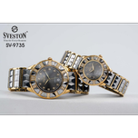 ساعت سویستون سرامیکی خورشیدی در رنگ بندی جفت و تکی