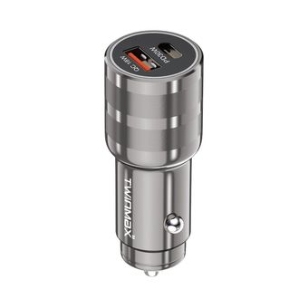 شارژر فندکی PD و فست دو پورت TwinMax مدل MX-28 48W - مشکی