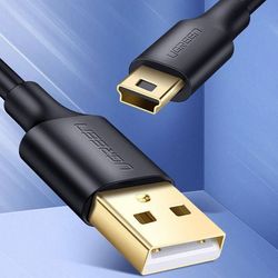 کابل تبدیل USB به 5pin) Mini USB) یوگرین مدل US132 - 10353 طول 0.25متر - ugreen 10353