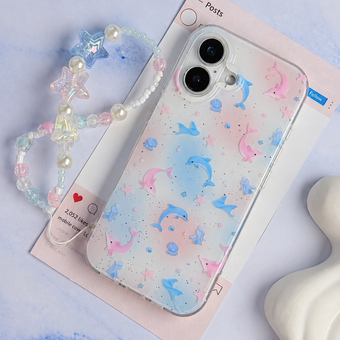 قاب Pastel Star Dolphin با آویز