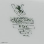 سرویس غذاخوری 28 پارچه چینی زرین ایران سری رادیانس مدل White 2 درجه عالی