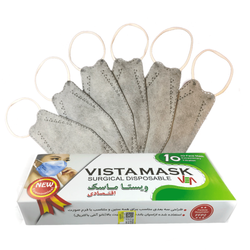 ماسک سه بعدی چهارلایه ی بزرگسالان ویستا (فروش عمده)