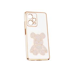 کاور قاب طرح نگین دار مدل Power Bear مناسب برای گوشی موبایل شیائومی Note 12 Pro 5G
