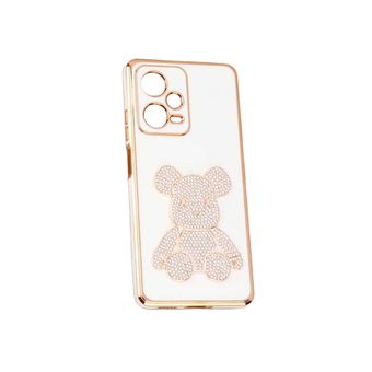 کاور قاب طرح نگین دار مدل Power Bear مناسب برای گوشی موبایل شیائومی Note 12 Pro 5G
