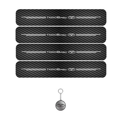 برچسب پارکابی مهدیار طرح کربن کد LCE0034 مناسب برای تیگو 8 پرو مجموعه 4 عددی به همراه جاکلیدی