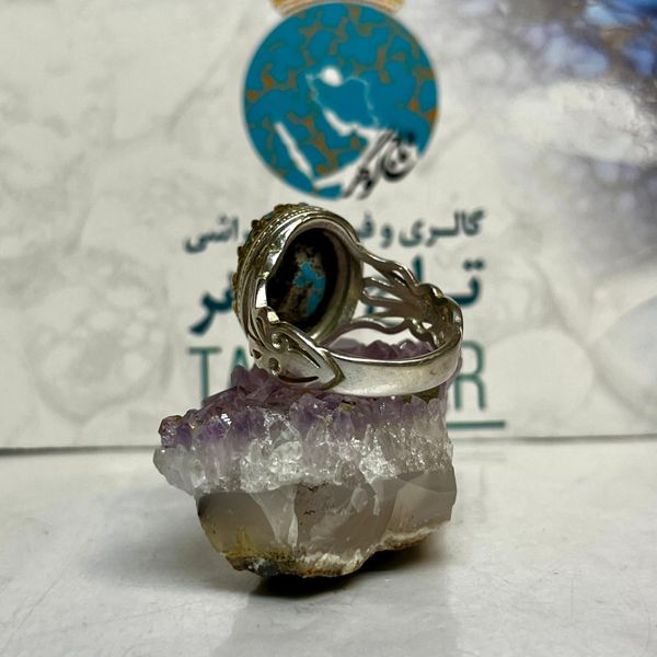 انگشتر فیروزه مردانه درجه یک کد 41