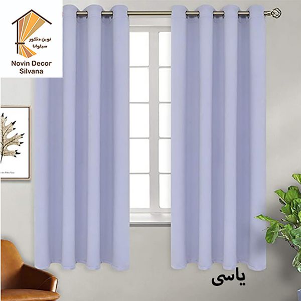 پرده نوین دکور سیلوانا مدل کتان 23 سایز 230 × 140 سانتی متر