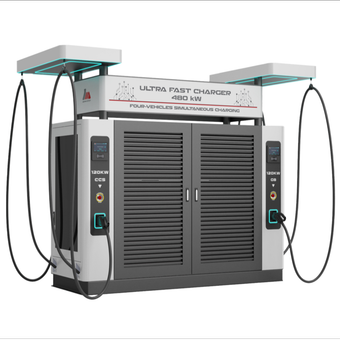 شارژر 480 کیلووات با قابلیت شارژ همزمان