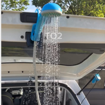 دوش سفری شارژی Camper201 | پمپ آب پرتابل USB دار با شلنگ 1.5 متری – ضد آب