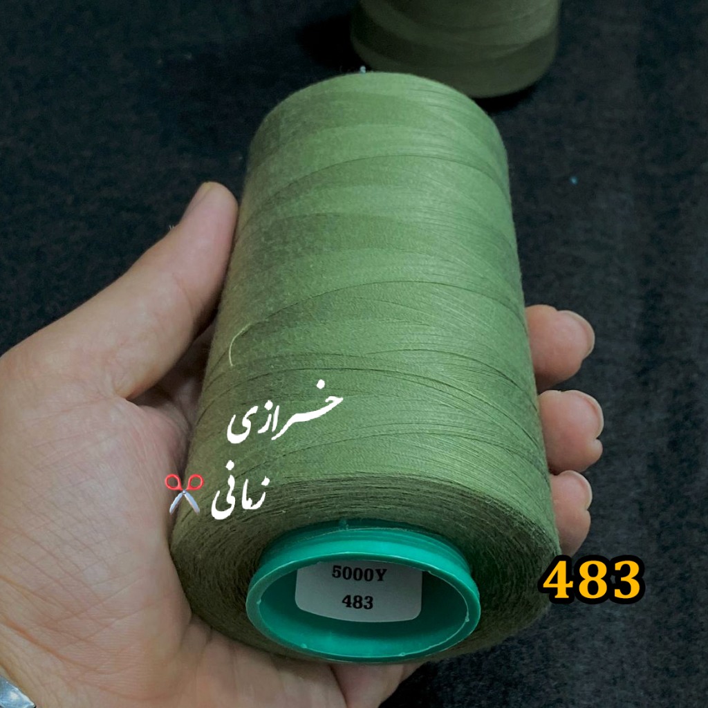دوک نخ خیاطی سبز کد 483