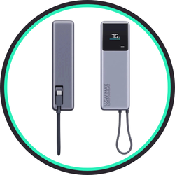 پاوربانک (فست شارژ) Xiaomi 165W 10000mAh مدل PB1165MI - خاکس...