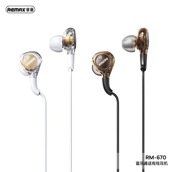 هندزفری سیمی REMAX مدل RM-670a