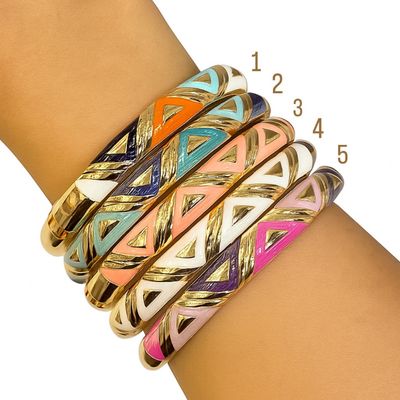 دستبند میناکاری رنگ ثابت