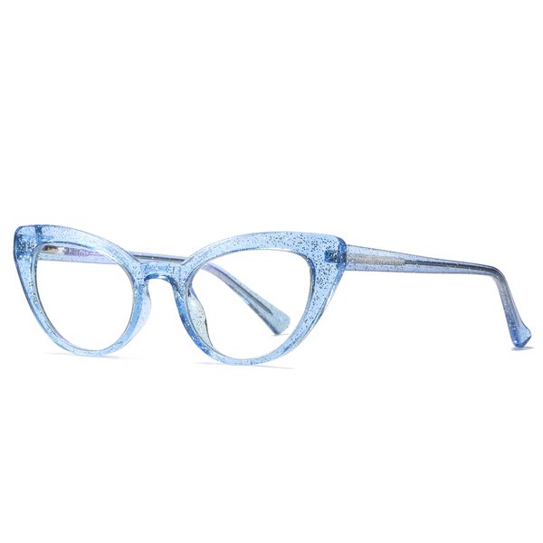 فریم عینک طبی گربه ای زنانه مدل O2012C5 مناسب برای صورت گرد و بیضی
