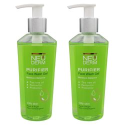 ژل شستشو صورت نئودرم مدل Tea Tree حجم 200 میلی لیتر مجموعه دو عددی