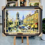 تابلو فرش ماشینی با قاب چوبی 148