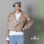 کراپ ترنچ کت زنانه مدل ASPEN