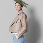 کراپ ترنچ کت زنانه مدل ASPEN