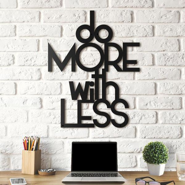 استیکر چوبی هوم لوکس طرح do More