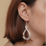گوشواره بلند طرح اشک