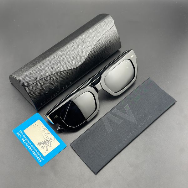 عینک آفتابی مستطیلی آلبرت وگ مدل S32129C1 Acetate Avantgarde Visionary