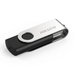 فلش مموری چرخشی 64 گیگابایت هایک سمی مدل HS-USB-M200S با رابط USB 3.0، مقاوم در برابر ضربه و سازگار با ویندوز، لینوکس و اندروید
