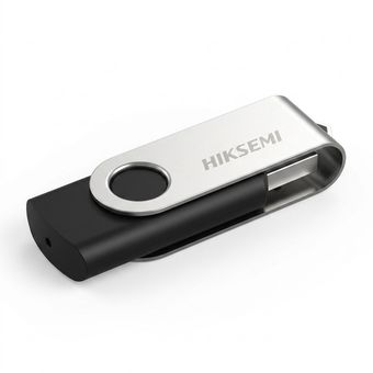 فلش مموری چرخشی 64 گیگابایت هایک سمی مدل HS-USB-M200S با رابط USB 3.0، مقاوم در برابر ضربه و سازگار با ویندوز، لینوکس و اندروید